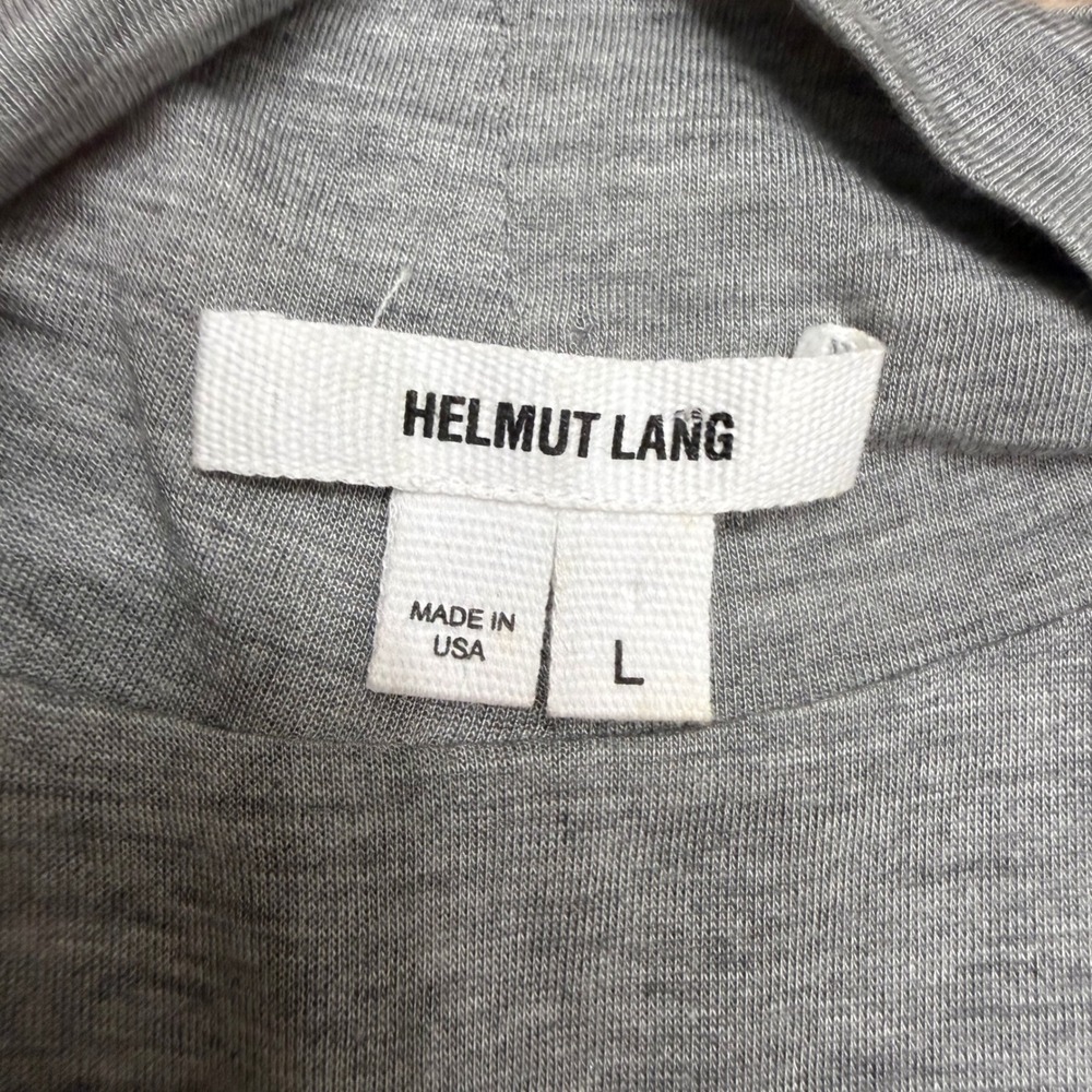 Helmut Lang Grey Cowl Neck Racerback Micro Modal Maxi Dress Womens Large USA - Picture 3 of 10